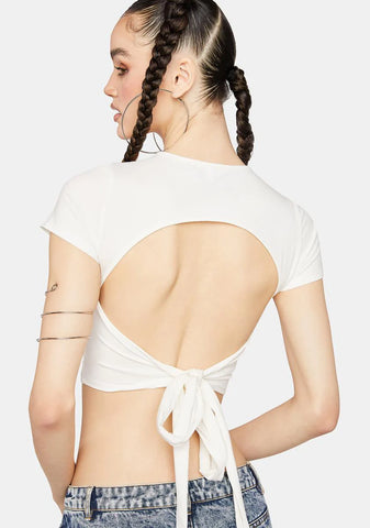 Peepin' Open Back Top