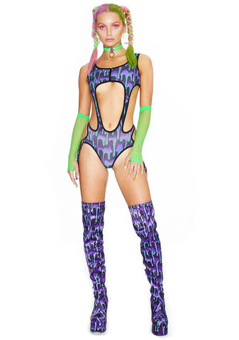 Ooey Gooey Cut-Out Bodysuit