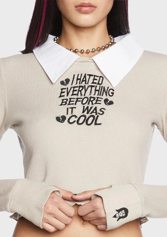 Ahead Of The Crowd Long Sleeve Top