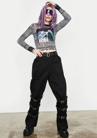 Moral Malfunction Mesh Top