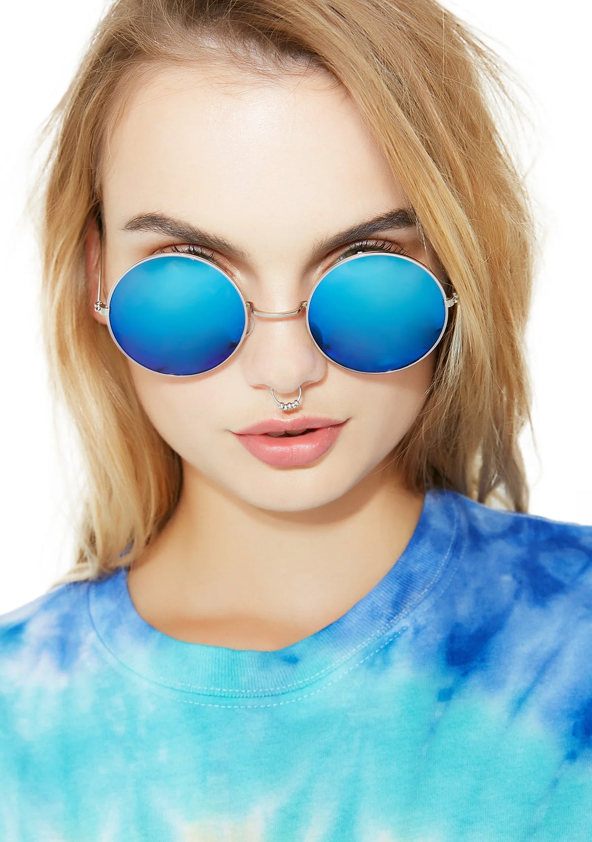 Blue Mathilda Sunglasses