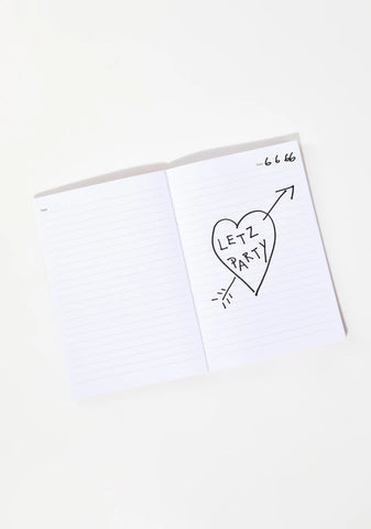 Pink Butterfly DK Notebook