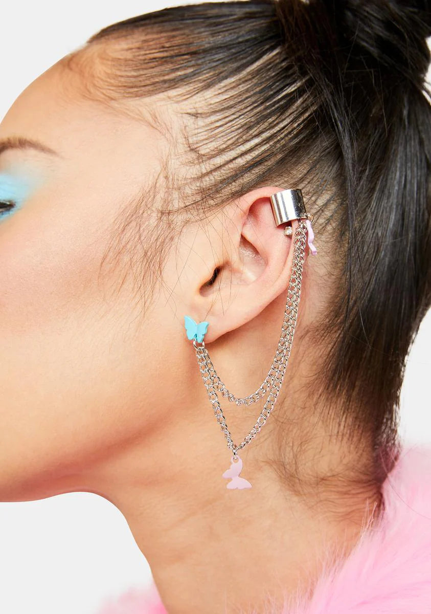 Soar Someday Butterfly Ear Cuff