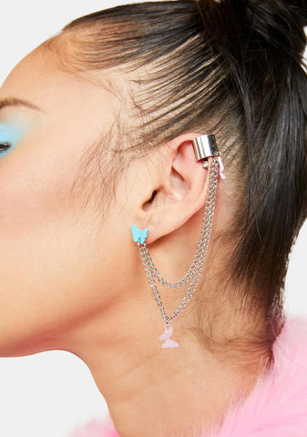 Soar Someday Butterfly Ear Cuff