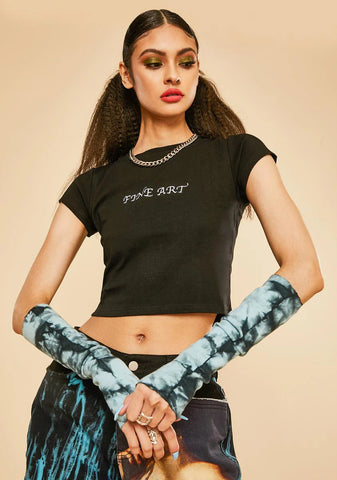 Picture This Tie Dye Armwarmers