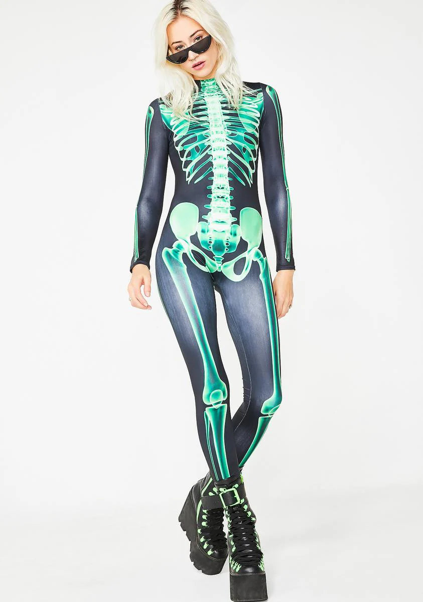 Acid Bones Skeleton Catsuit