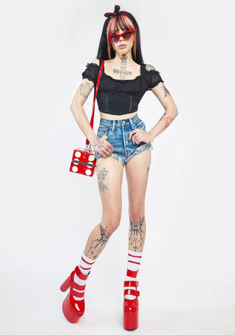 Shoulda Coulda Corset Crop Top