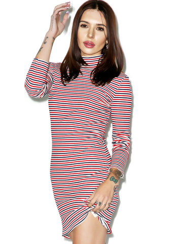 Stripe Skivy Dress
