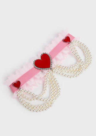 Charm For You Ruffled Choker