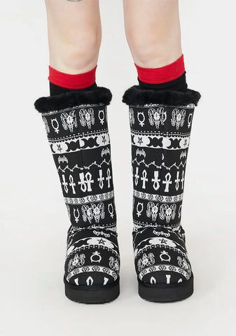 Made Of Mischief Slipper Boots