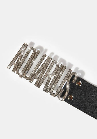 Aquarius Bling Waist Belt