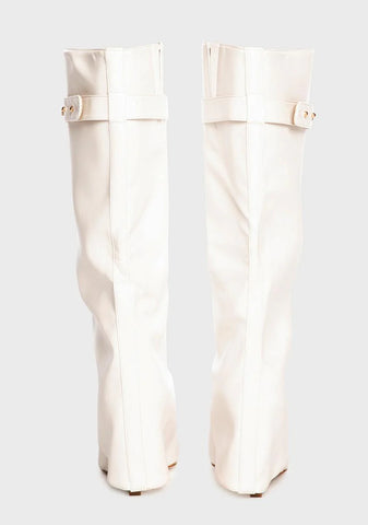 Angel Stuck On You Wedge Boots