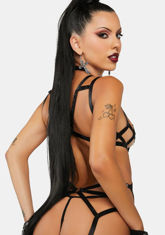 Crawling Under Spiderweb Bodysuit