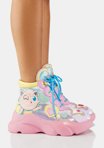 Sparkly Fun Platform Boots