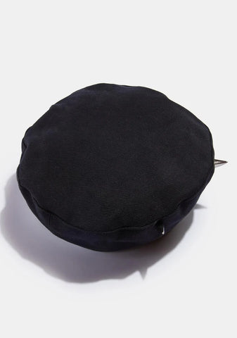 Atmosphere Black Beret With Horns