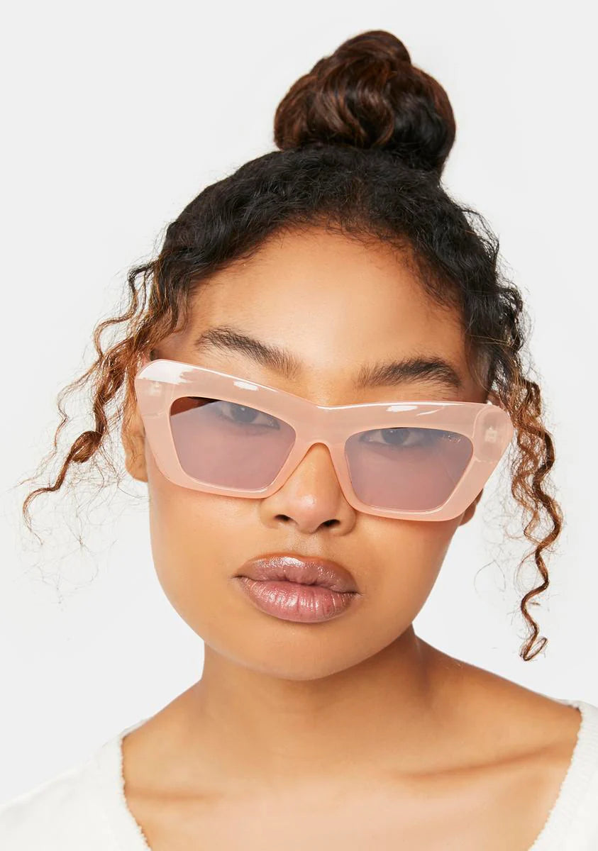 Bella Pink Mirrored Sunglasses