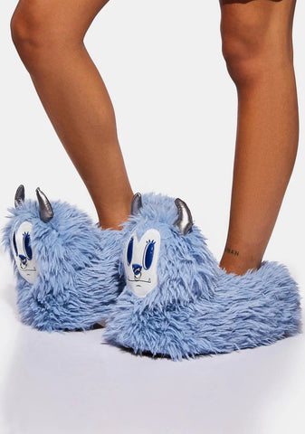 Abominally Cute Yeti Slippers