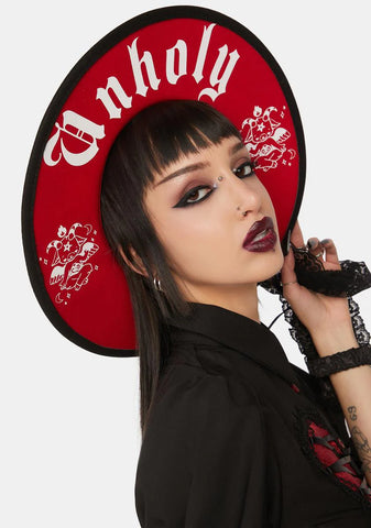 The Omen Wide-Brimmed Hat