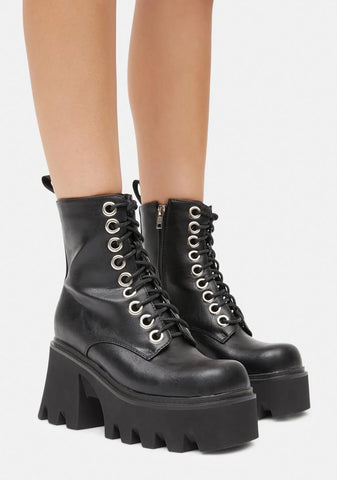 Run To You Platform Ankle Boots