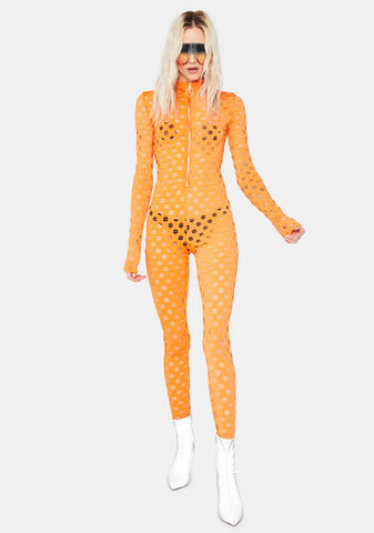 Juicy Lavish Lush Fishnet Jumpsuit