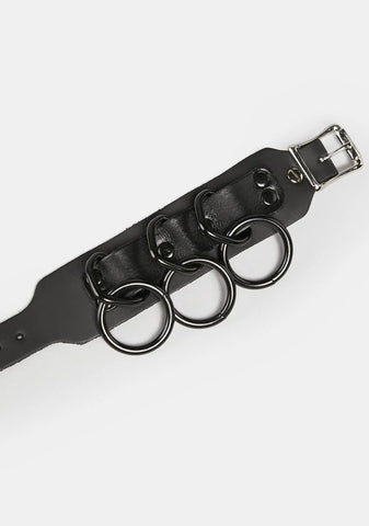 Black O-Ring Cuff