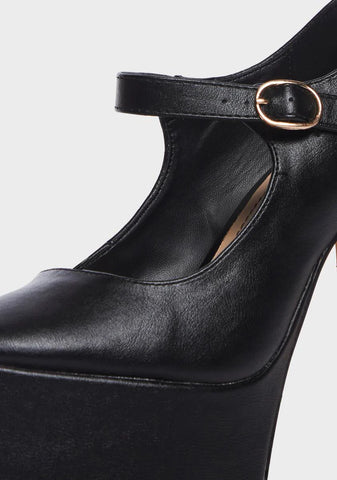 Yours Conditionally Heeled Mary Janes