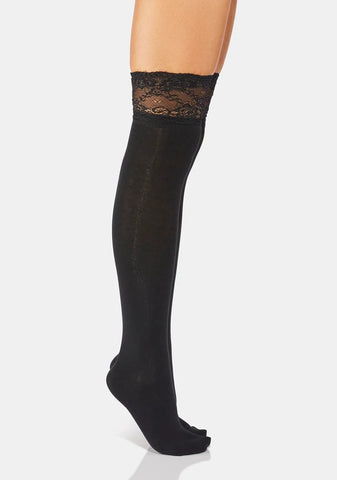 Licorice Naturally Lovely Knee High Socks