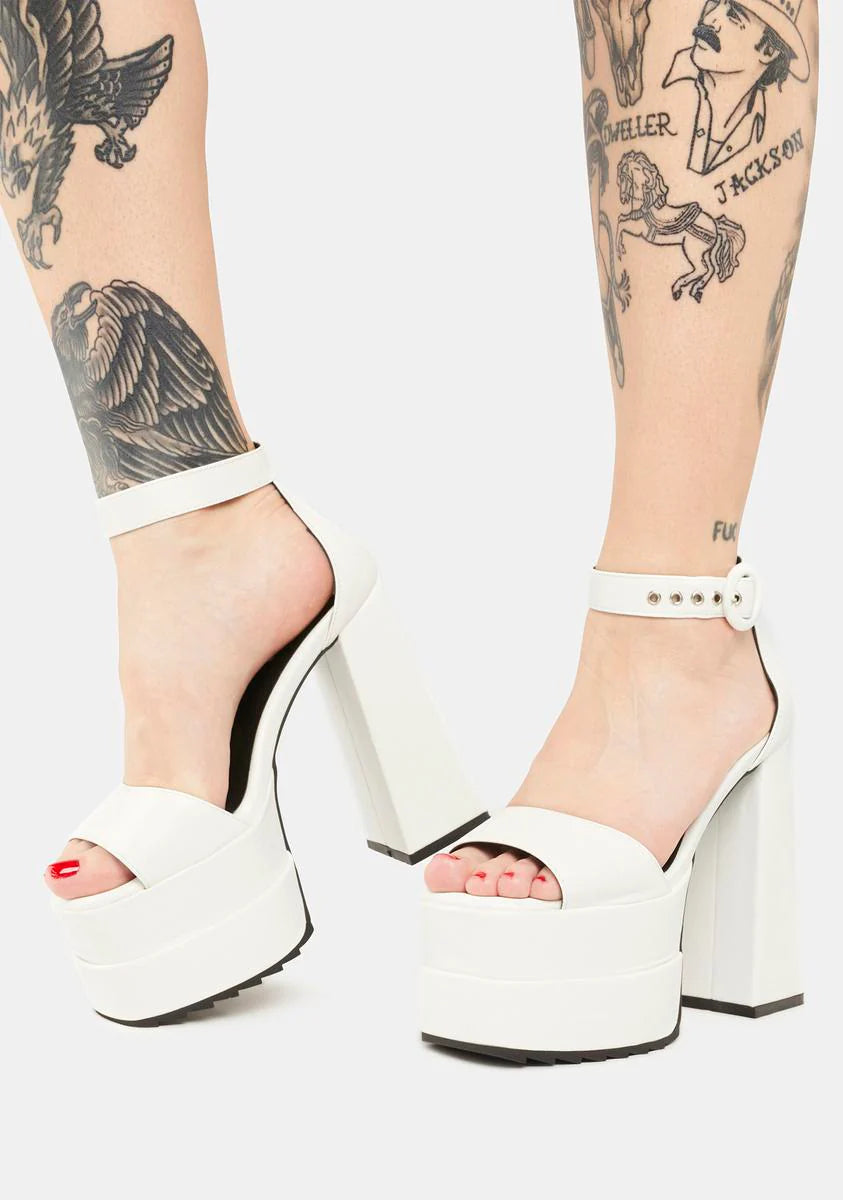 Just Coz Platform Sandals
