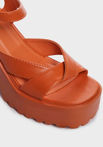 Amber Someday I'll Rise Platform Heels