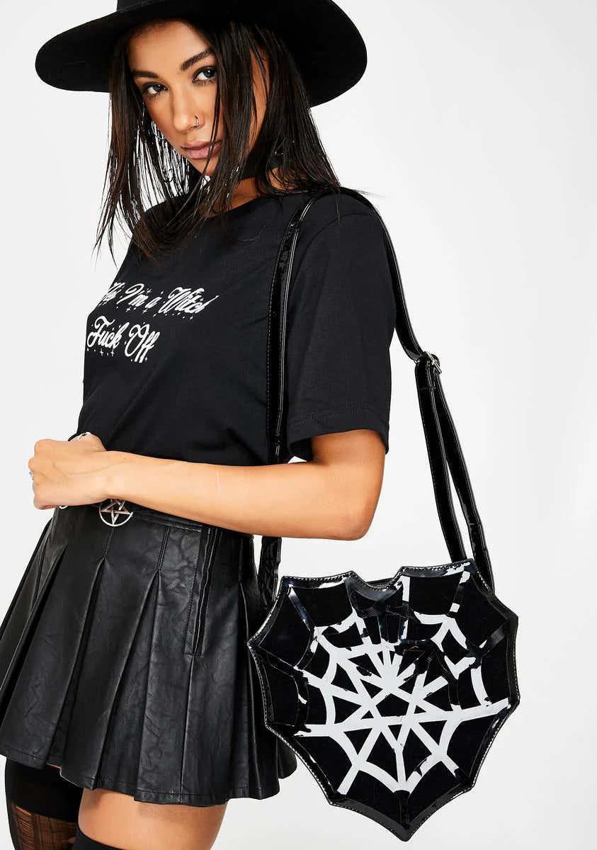 Spiderweb Heart Bag