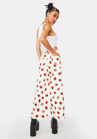 Strawberry Drill Pants