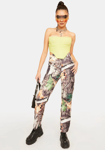 Sunny Too Precious Corset Crop Top