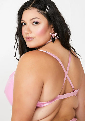 True Love Bite Vinyl Bra