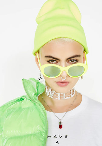 Slime Crime Neon Beanie