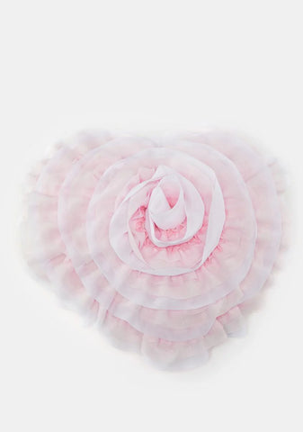 Purest Rose Throw Pillow