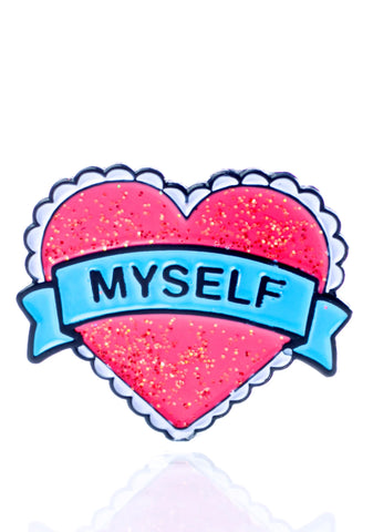 Heart Myself Enamel Pin