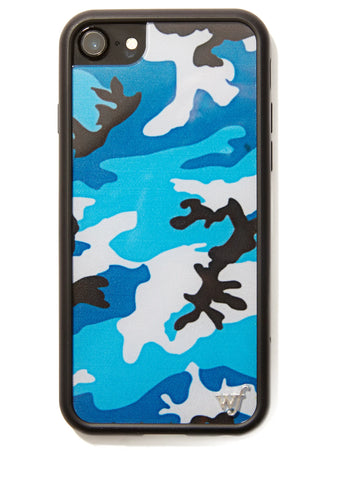 Blue Camo IPhone Case