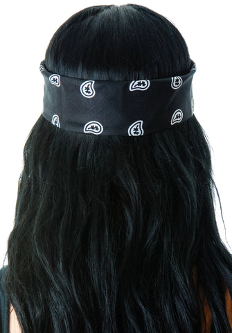 Mercutio Scarf Headpiece - Purple