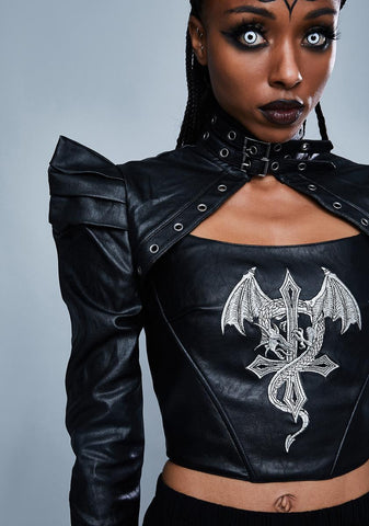 Final Reckoning Buckled Shrug