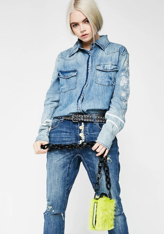 Neon Hype Crossbody Wallet