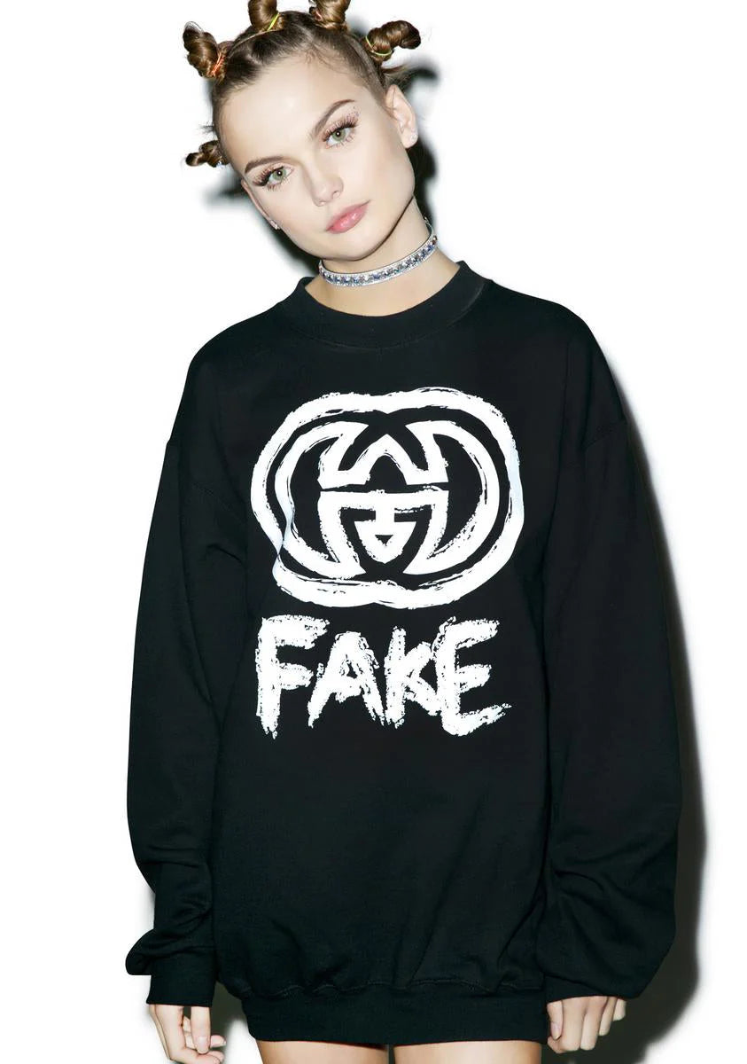 Fake GG Sweatshirt - Pink