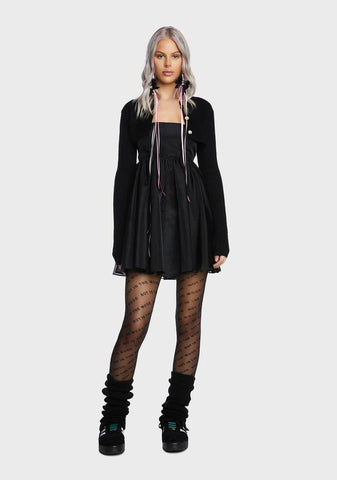 Dark The Dance Routine Mini Dress