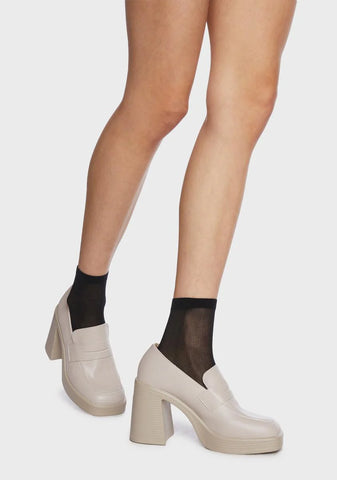 Natural Getaway Girl Heeled Loafers