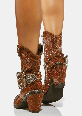 Amber Sheriff Shine Cowboy Boots
