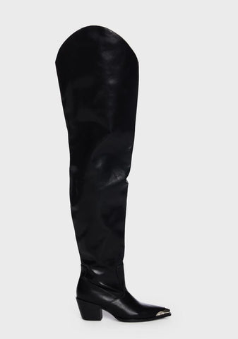 Ria Thigh High Cowboy Boots