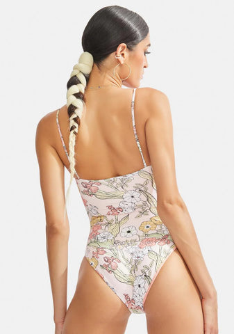 Vintage Bloom Surfrider One-Piece Swimsuit