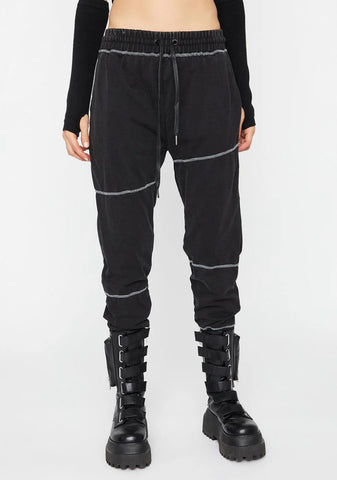 Reverb Unisex Contrast Stitch Joggers