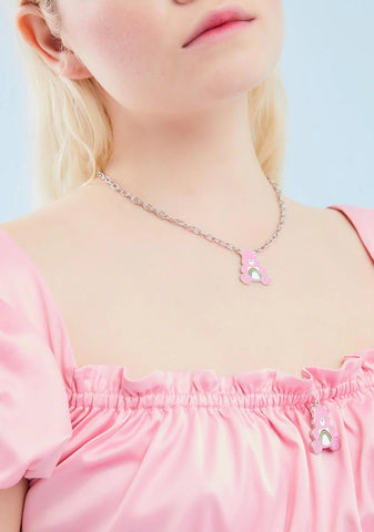 Cuteness Rules Charm Necklace