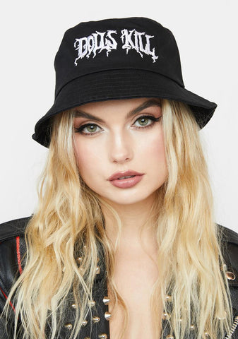 Embroidered Logo Bucket Hat