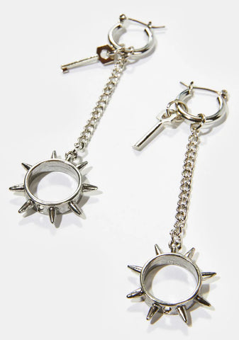 Cuffs Up Drop Earrings